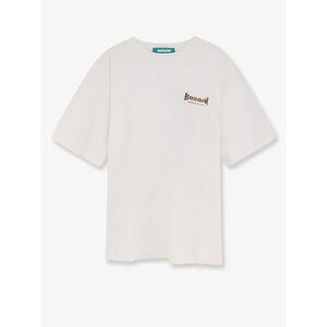 Barrow Men Cotton T-Shirt With Multicolored Logo On The Back